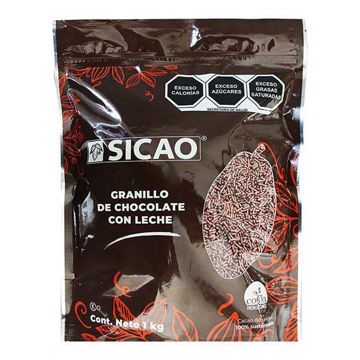 Granillo de chocolate con leche SICAO 1Kg (IEPS INC)0170504-A99