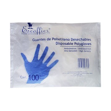 Guante de Polietileno Escoffier 100 Piezas