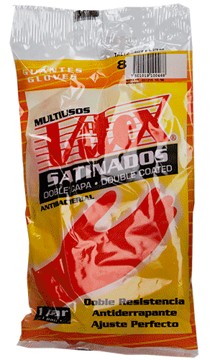 Guante Rojo No. 7.5 Par Vitex