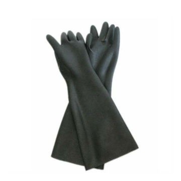 Guante Negro T300-8 Industrial Par Vitex Corto