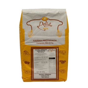 Harina preparada para pastel sabor Chocolate Espiga Mix Bulto de 20 Kg