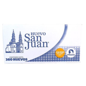 Huevo San Juan con 360 pzas (Aprox 22 Kg)