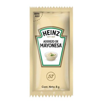 Aderezo de mayonesa Heinz 500 sobres de 8 g