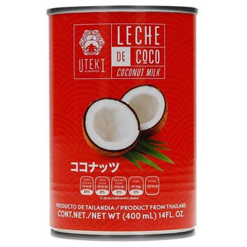 Leche de Coco Uteki lata de 400 mL