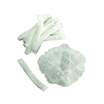 Cofia plisada tipo gusano paquete de 10 piezas Chef&Hotel