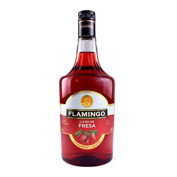 Licor de Fresa Botella 1 Lt. Flamingo
