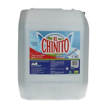 Limpia Vidrios El Chinito 10 Lt.