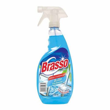 Limpia Vidrios Bte. 650 Ml. Brasso