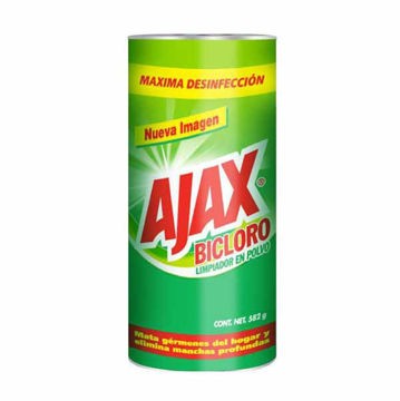 Limpiador Ajax Bicloro en Polvo 582 Gr.