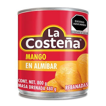 Mango Rebanado La Costeña 800gr Lata