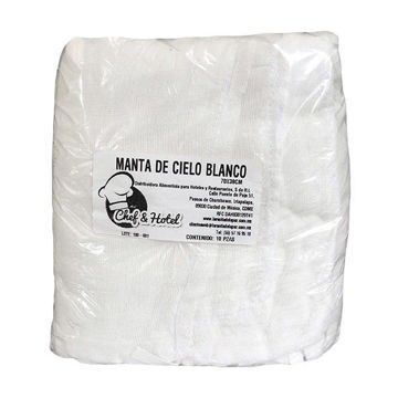 Manta de Cielo Blanca  10 Pzs/70x38cm