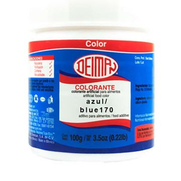 Color azul 170 polvo Deiman Bote de 100 g