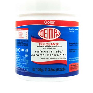 Color cafe caramelo 170 polvo Deiman Bote de 100 g