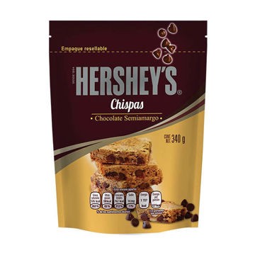 Mini Kisses Semi-Amargo Hersheys Bolsa 340gr