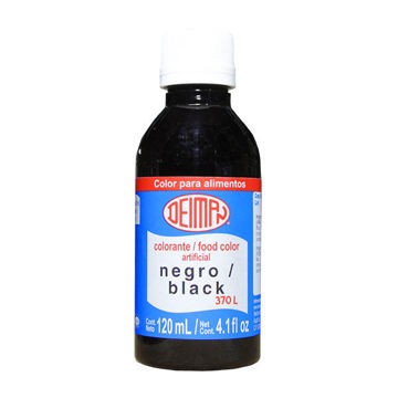 Color negro 370 liquido Deiman Frasco de 120 mL