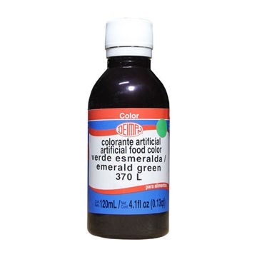 Color verde esmeralda liquido Deiman Frasco de 120 mL