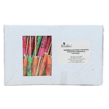 Palillo Cocktail con Sombrilla 144 Piezas