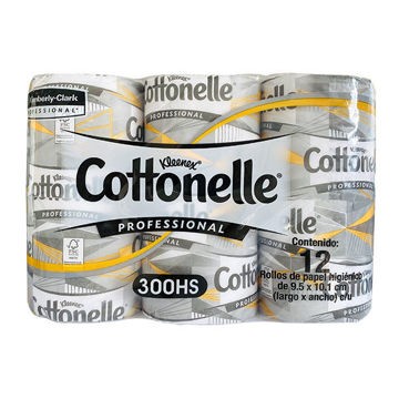 Papel Higienico 96pz/300hjs. Kleenex Cottonelle