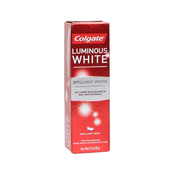 Pasta Dental Colgate Luminous White 144 piezas de 22 mL
