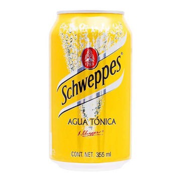 Agua Tonica Schweppes 24 latas de 355 mL