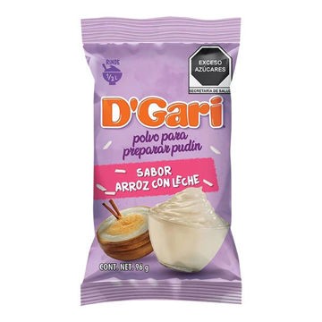 Pudin Arroz con Leche DGari 96 g.