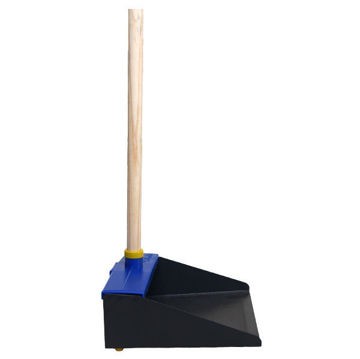 Recogedor Metalico con franja azul Palma de Oro para Areas de Produccion