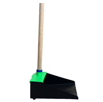 Recogedor Metalico con franja verde Palma de Oro para Exteriores