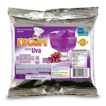 REMATE Gelatina Uva Bsa. 350 grs. P/10 Lts. FOOD SERVICE Gari
