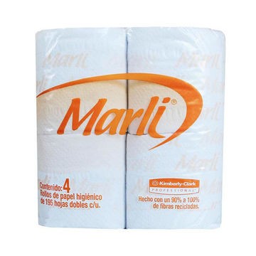 REMATE Papel Higienico Marli con 4 rollos