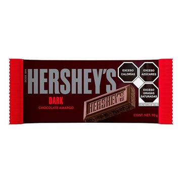 Chocolate Dark Hershey barra de 90 g (IEPS INC) Reposteria