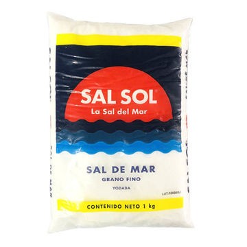 Sal de Mesa **Amarilla** Yodada. 1kg.