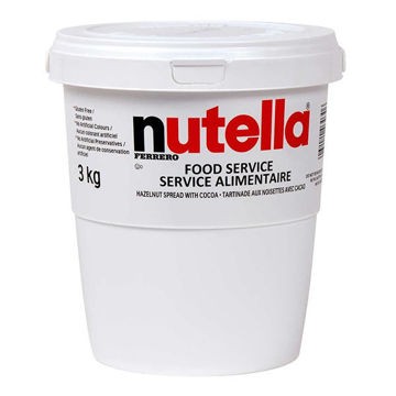 Crema de Avellana Nutella CUBETA 2 de 3 Kg (IEPS INC)