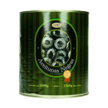 Aceituna Negra REBANADA Carbonel Lata 3 Kg