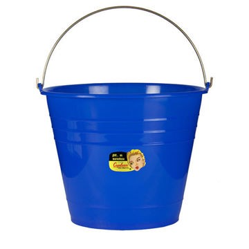 Cubeta de plastico No. 6 azul Cuplasa Capacidad de 2 litros