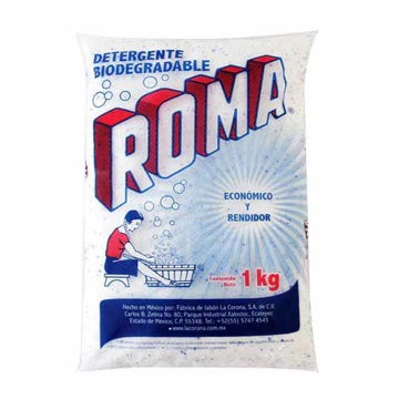 Detergente en polvo Roma 10 bolsas de 1 Kg