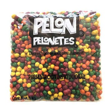 Dulce Confitado sabor tamarindo Pelon Pelonete Paquete de 1 Kg (IEPS INC)
