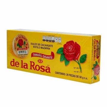 Dulce Mazapan Gigante con 20 pz de 50g De La Rosa  (IEPS INC)
