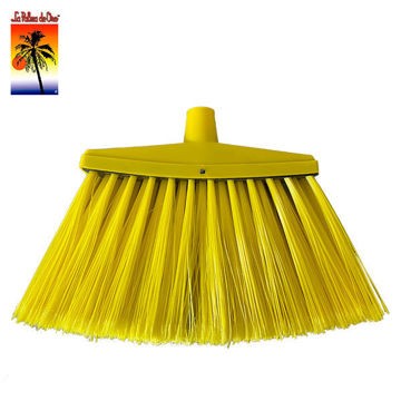 Escoba Abanico Delta color amarillo Palma de Oro Sin baston