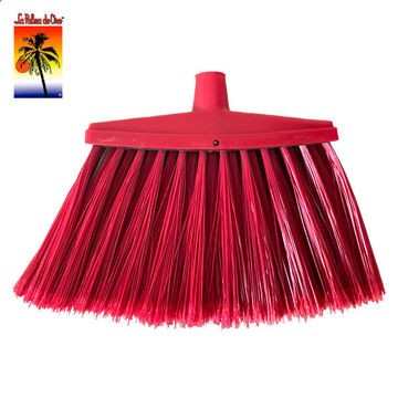 Escoba Abanico Delta color rojo para baños Palma de Oro Sin baston