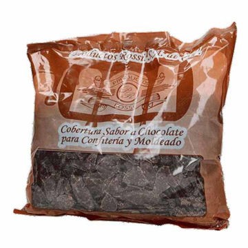 Chocolate semiamargo Cobertura Rossi Bolsa de 1 Kg (IEPS inc.)