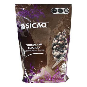 Chocolate Semiamargo 52% SICAO 5Kg (IEPS INC)7170302-A99