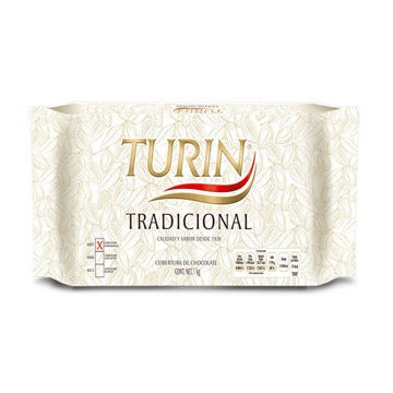 Chocolate semiamargo Turin Marqueta 1 Kg(IEPS INC.)