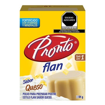 Flan de queso 84gr PRONTO