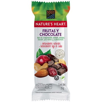 Frutas y Chocolate Natures Heart 24/35g