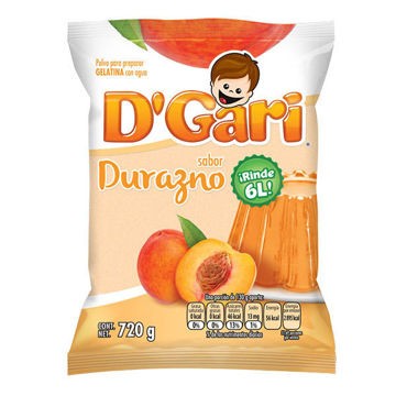 Gelatina Durazno DGari 720 g