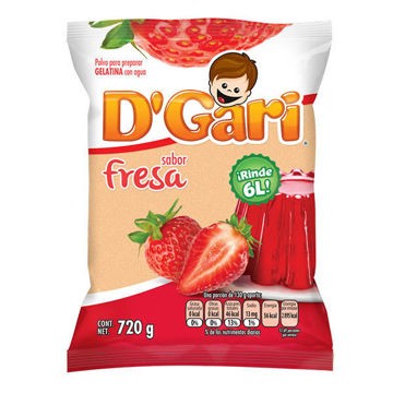 Gelatina Fresa DGari 720 g