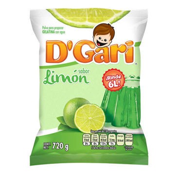 Gelatina Limon DGari 720 g