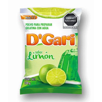 Gelatina Limon DGari Chica 120 g