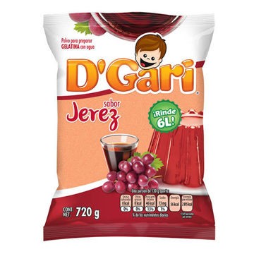 Gelatina Jerez DGari 720 g