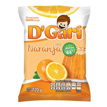 Gelatina Naranja DGari 720 g